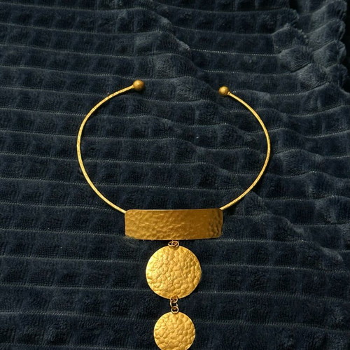Choker κολιέ καινούργιο, χρυσαφί