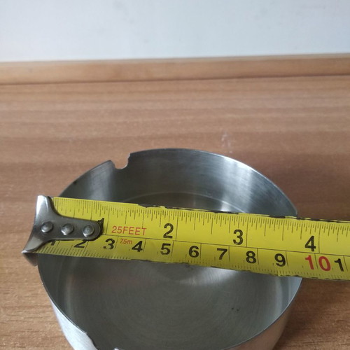 Metal ashtray used