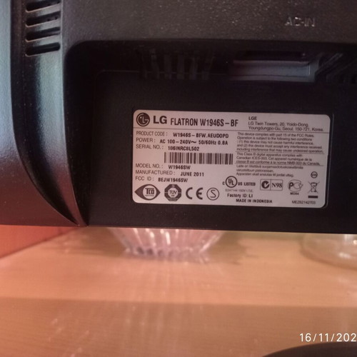 Computer monitor 19 inches used, two identical