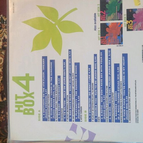 Hit Box 4 vinyl used, electronic music in moderate condition