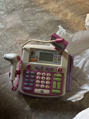 Barbie vintage παιχνίδι ταμίας 2002 μεταχειρισμένο με ταμειακή μηχανή