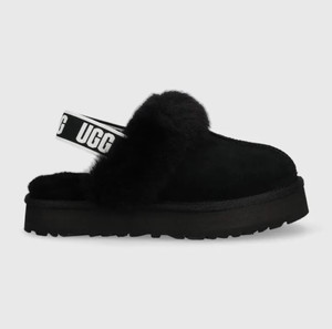 UGG Black Funkette Slippers