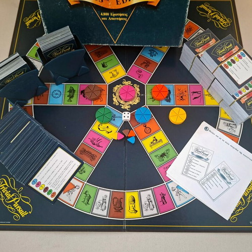 Parker/Hasbro Trivial Pursuit Genus Edition 1995 Greek version board game