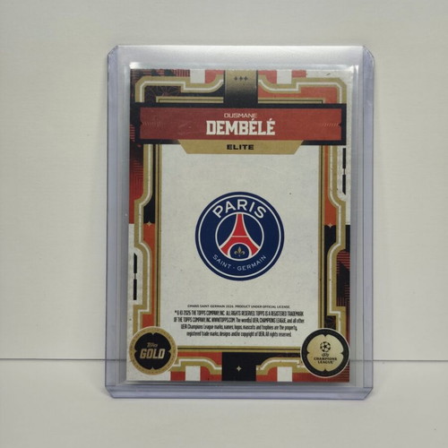 Ousmane Dembele Topps Gold UCC card like new, Paris Saint Germain