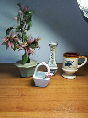 Vintage decorative ceramics used, set