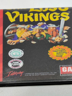 The Lost Vikings Sega Genesis retro κασέτα παιχνιδιού σαν καινούργιο