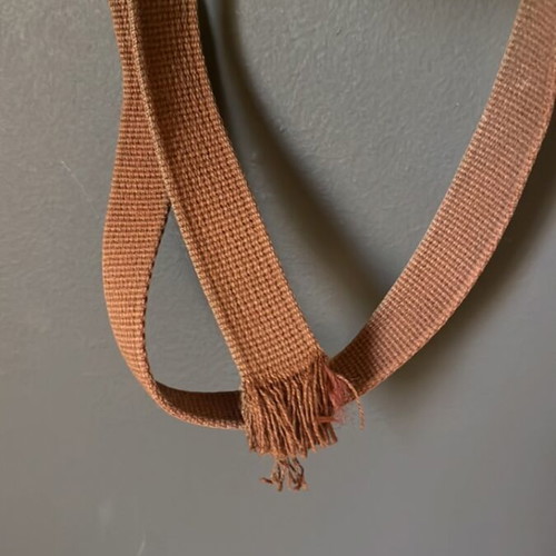 Longchamp backpack used beige with replaced zipper and minor defects