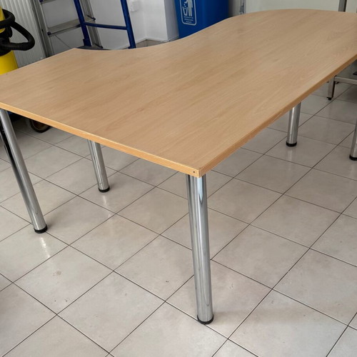 Wooden heavy-duty desk like new