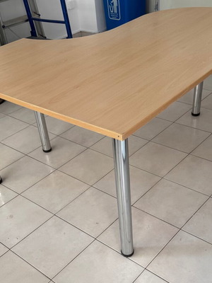 Wooden heavy-duty desk like new
