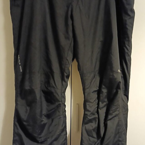 Men's thermal pants with suspenders size 3XL black like new