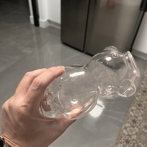 Glass bear for children like new