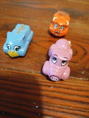 Kinder Surprise Animal Cars figures used, 90s Ferrero