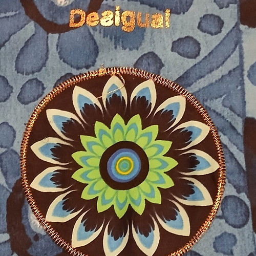 Desigual magic blue floaty dress size 36 like new
