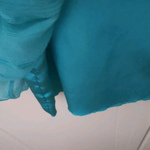Silk dress Pepe Jeans like new, turquoise, size XS