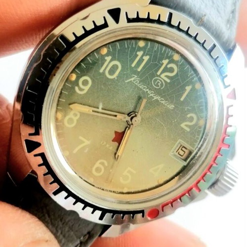 Bostok Army watch used, men's, 39mm