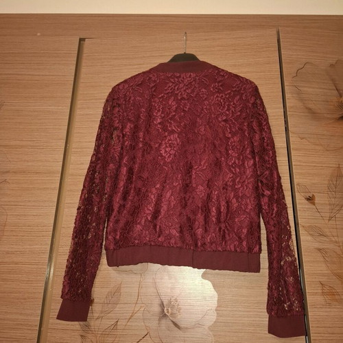 HYPE Lace Cardigan Women Bordeaux Like New