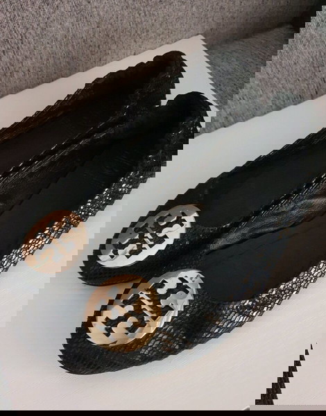 Tory burch δερμάτινες μπαλαρίνες ν.39