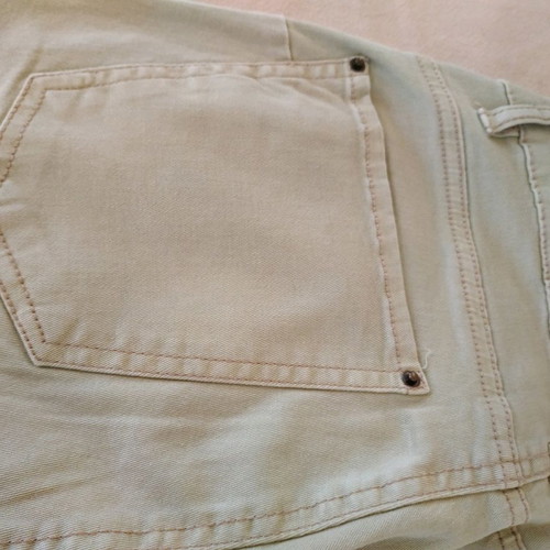 Denim skinny Pull&Bear No(36) like new, cotton pistachio color