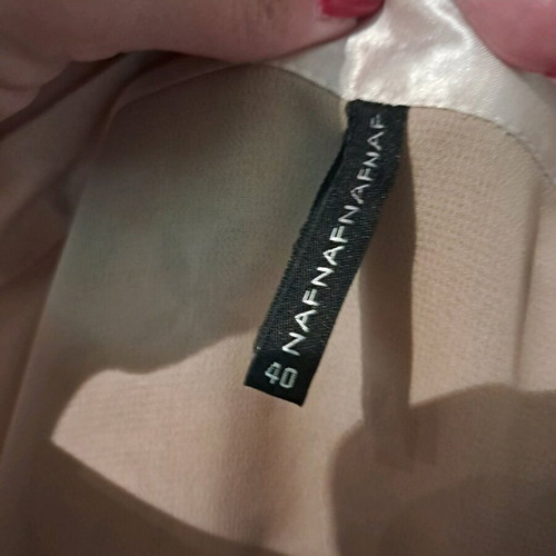 Naf Naf No40 evening dress like new, gray and beige