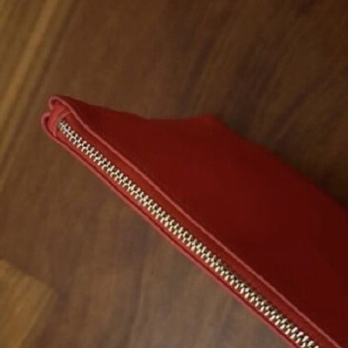 Double-sided bag used with wallet and zipper