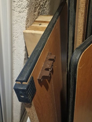 Bed used 1.10 × 2.00 with sturdy slats
