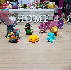 5 Κιντερ/kinder surprise toys ( natoons, minions, ζωάκια, μικρές φιγούρες, μινιατούρες, ζώα, ζωακι