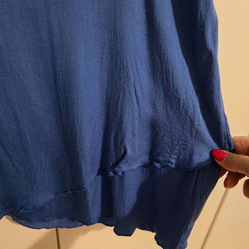 Celestino viscose dress large blue royal new with special design