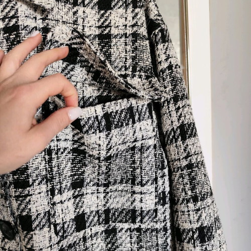 Oversized jacket Pull & Bear new, size XS, black and white