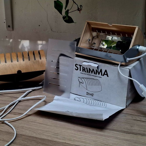 Ikea Strimma bed lamps, set of 2, one new in box