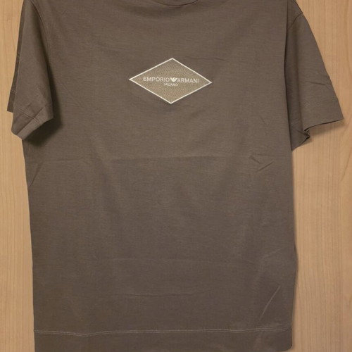 Emporio Armani t-shirt like new, beige and brown, sizes XS-S-M