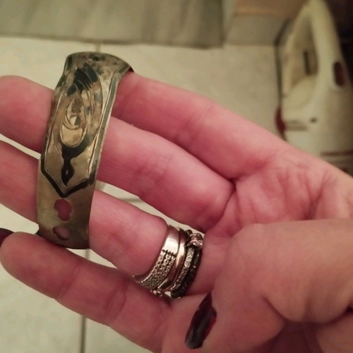 Silver vintage bracelet from Turkey used