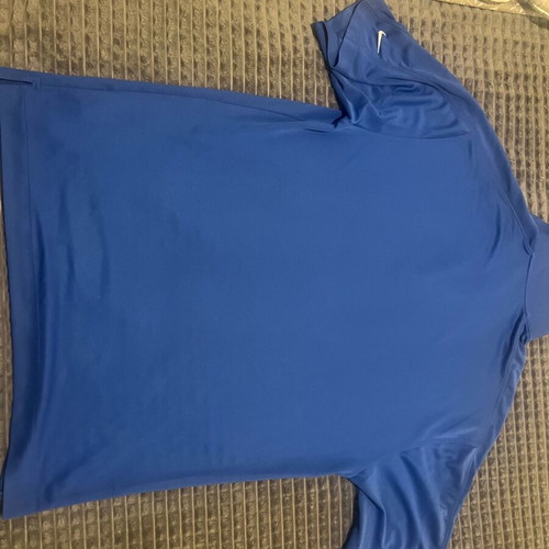 Nike Dry fit golf shirt used, size Large, blue