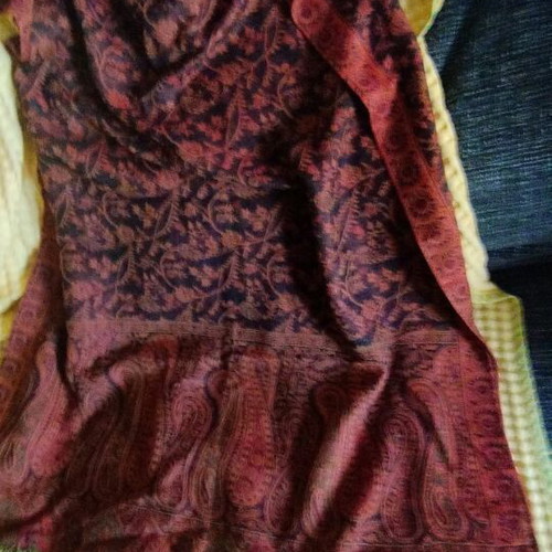 Back scarf with fringes new