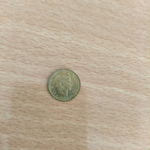 Switzerland 5 Rappen Coin 1983 used
