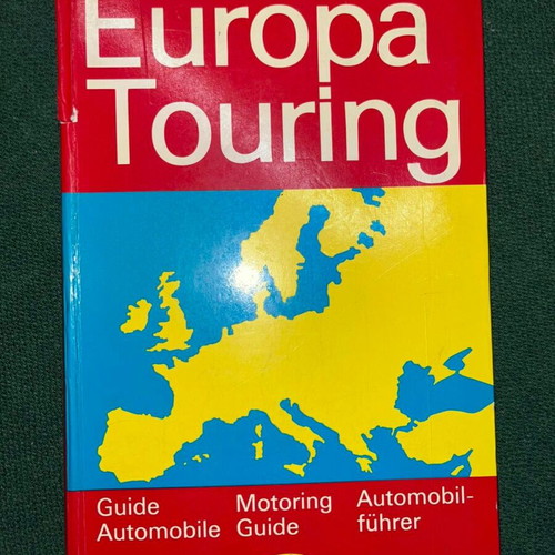 Europa Touring used book with detailed European maps