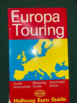 Europa Touring used book with detailed European maps
