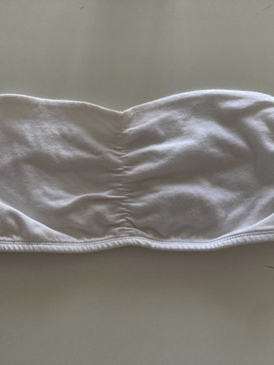 Στραπλες τοπ BSB λευκό, καινούργιο μέγεθος M