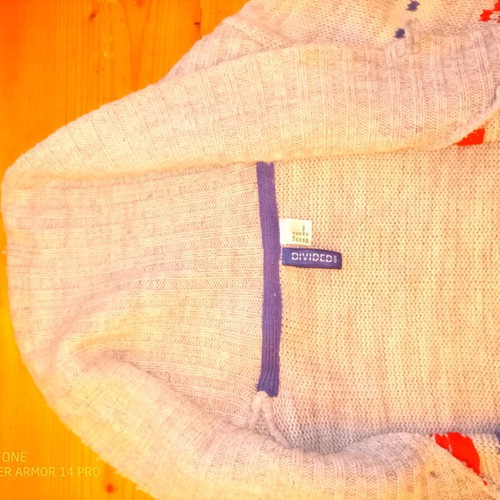 Knitted men's cardigan XL used, gray