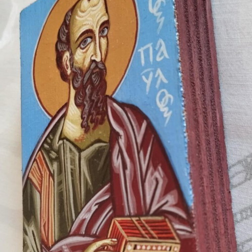 Byzantine Handmade Icon of Saint Paul New