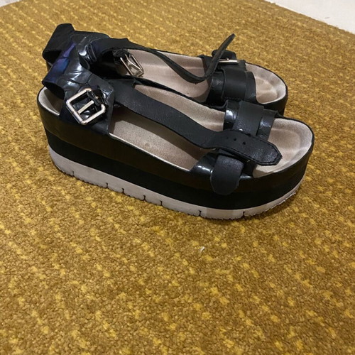 Ash flatforms size 38 used leather