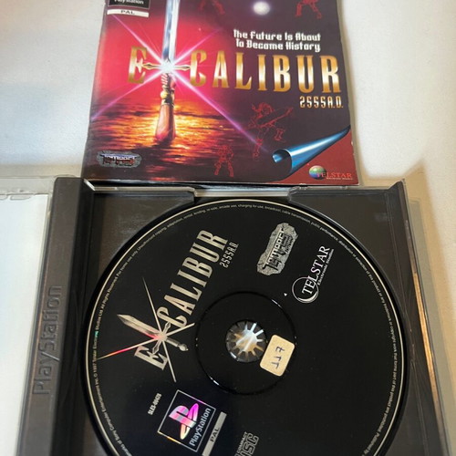 Excalibur PlayStation (PS1) used with discoloration on cover