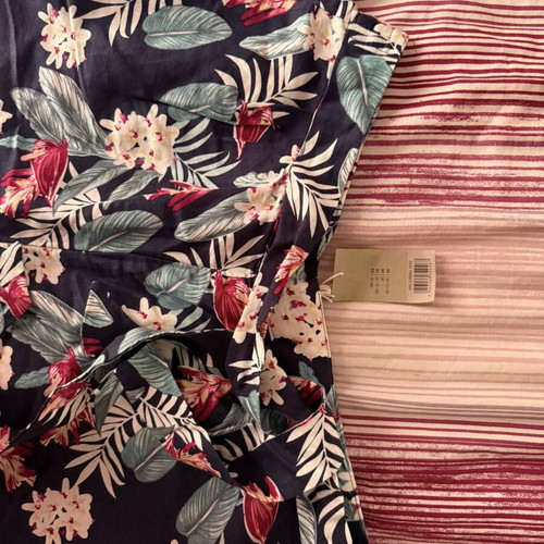 Floral pants Esmara new, XXL 44 16, viscose and linen