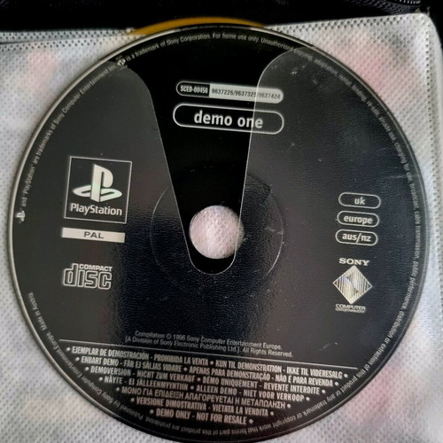Playstation 1 demo used, pack of 10 Euro