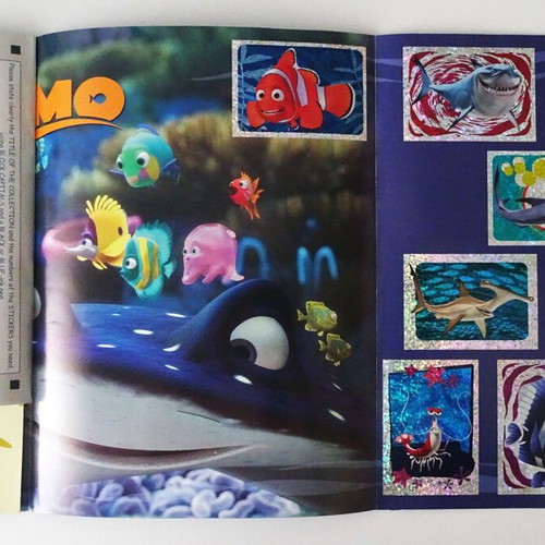 Panini Finding Nemo album English edition used 100% complete