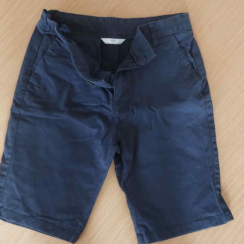 M&S Blue Bermuda Shorts for Boys 10-11 Like New