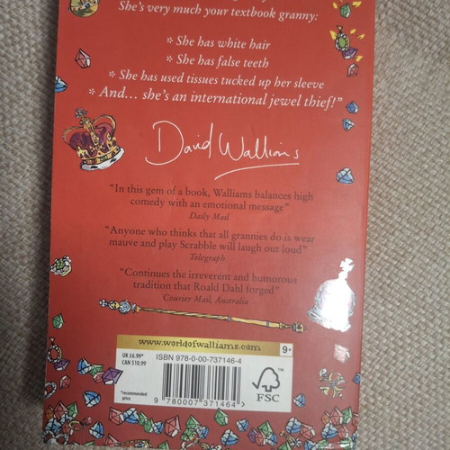 Gangsta Granny children's book by David Walliams, English edition