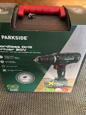 Parkside δραπανοκατσαβίδο μπαταρίας 20v καινούργιο χωρίς μπαταρία και φορτιστή