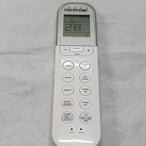Toyotomi RG36A remote control used