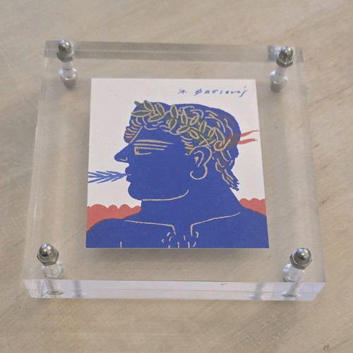 Phasianós from collectible series in plexiglass like new