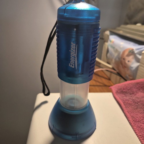 Energizer 2-in-1 flashlight and lantern like new blue for camping and emergencies